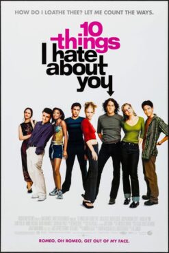 Ten Things I Hate About You (1999) - Original One Sheet Movie Poster