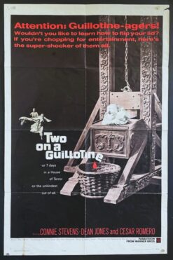Two On A Guillotine (1965) - Original One Sheet Movie Poster