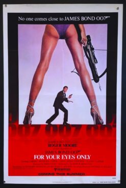 For Your Eyes Only (1981) - Original One Sheet Movie Poster