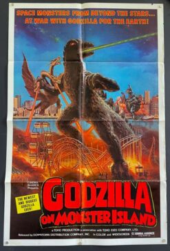 Godzilla On Monster Island (1977) - Original One Sheet Movie Poster