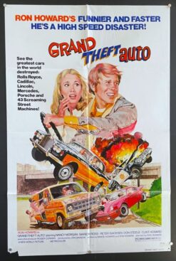 Grand Theft Auto (1977) - Original One Sheet Movie Poster