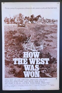 How the West Was Won (R1970) - Original One Sheet Movie Poster