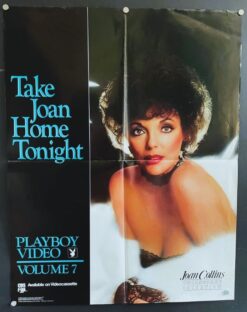 Joan Collins (1985) - Original Playboy Video Poster