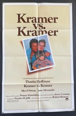 Kramer VS. Kramer (1979) - Original One Sheet Movie Poster