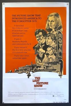 The Last Picture Show (R1974) - Original One Sheet Movie Poster