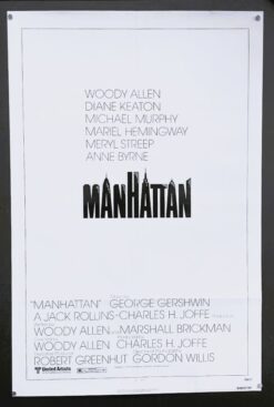 Manhattan (1979) - Original One Sheet Movie Poster