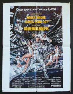 Moonraker (1979) - Original Studio Theatre Movie Poster