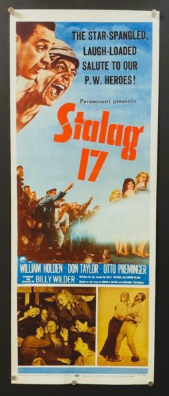 Stalag 17 (1953) - Original Insert Movie Poster