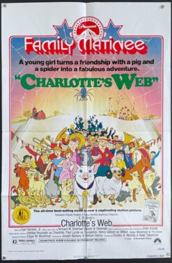 Charlotte's Web (R1974) - Original One Sheet Movie Poster