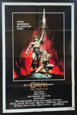 Conan, The Barbarian (1982) - Original One Sheet Movie Poster