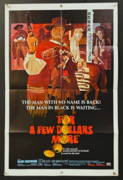 For A Few Dollars More (1967) - Original One Sheet Movie Poster