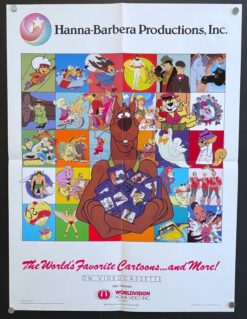Hanna Barbera World's Favorite Cartoons (1985) - Original Video Movie Poster