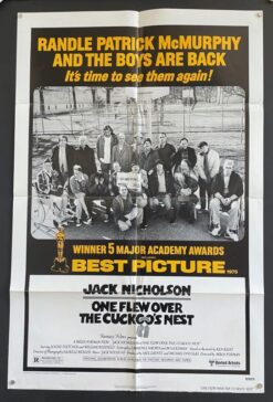 One Flew Over the Cuckoo's Nest (R1978) - Original One Sheet Movie Poster