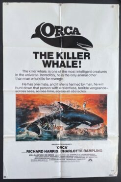Orca the Killer Whale (1977) - Original One Sheet Movie Poster