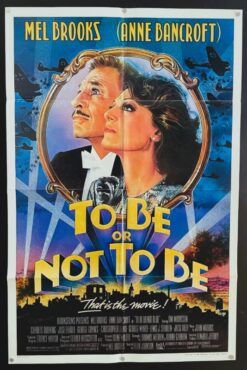 To Be Or Not To Be (1983) - Original One Sheet Movie Poster