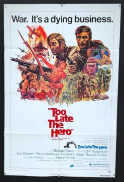Too Late the Hero (1978) - Original One Sheet Movie Poster