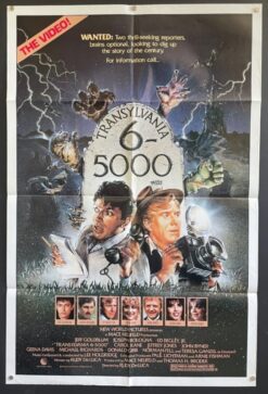 Transylvania 6-5000 (1985) - Original Video One Sheet Movie Poster