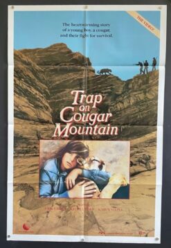 Trap On Cougar Mountain (1985) - Original Video One Sheet Movie Poster