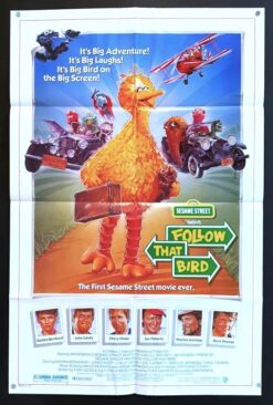 Follow That Bird (1985) - Original One Sheet Movie Poster