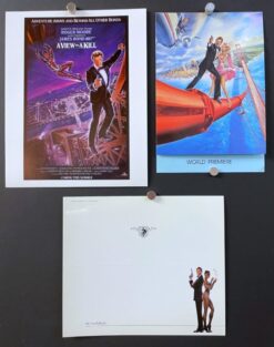 A View To A Kill (1985) - Original Print and Invitation(s) Movie Poster