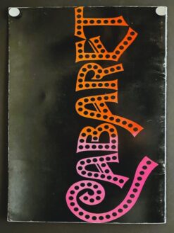 Cabaret (1972) - Original Program Movie Poster