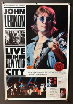 John Lennon: Live In New York City (1986) - Original Concert Video Poster