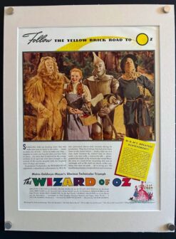 The Wizard of Oz (1939) - Original Life Magazine Ad Movie Poster