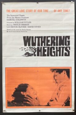 Wuthering Heights (R1963) - Original One Sheet Movie Poster