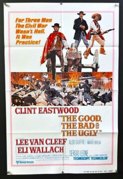 The Good, the Bad and the Ugly (1980) - Original One Sheet International Movie Poster