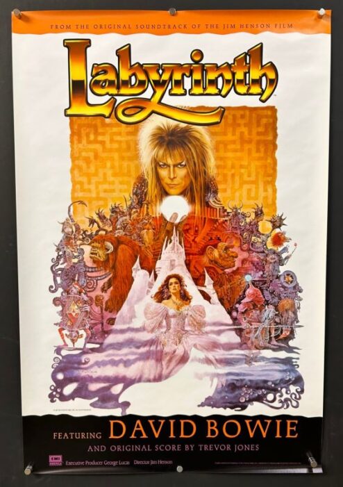 Labyrinth 1986 Original Soundtrack Movie Poster Hollywood Movie 