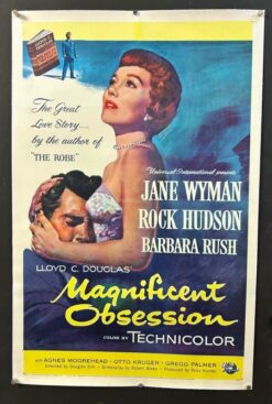 Magnificent Obsession (1954) - Original One Sheet Movie Poster