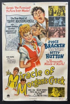 Miracle of Morgan's Creek (1944) - Original One Sheet Movie Poster