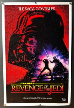 Revenge Of the Jedi (1982) - Original Recalled One Sheet Movie Poster