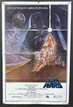 Star Wars (1977) - Original One Sheet Movie Poster