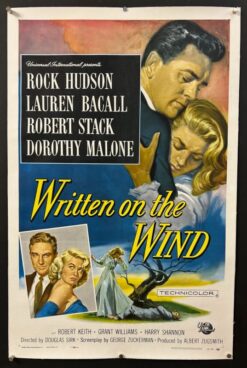 Written On the Wind (1956) - Original One Sheet Movie Poster