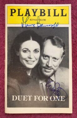 Duet For One (1981) - Original Playbill Autographed