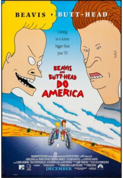 Beavis and Butthead Do America (1996) - Original Advance One Sheet Movie Poster