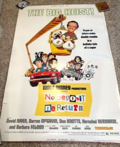 No Deposit No Return (1976) - Original 40"x60" Movie Poster