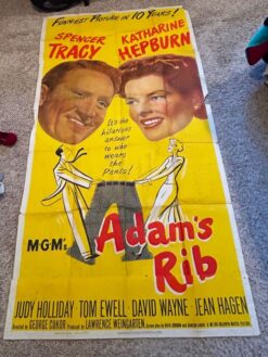 Adam's Rib (1949) - Original Three Sheet Movie Poster