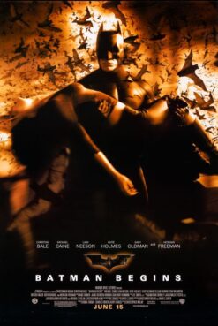 Batman Begins (2005) - Original Advance One Sheet Movie Poster
