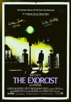 The Exorcist (R2000) - Original Autographed One Sheet Movie Sheet