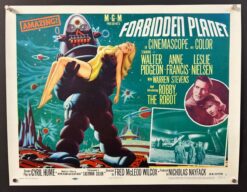 Forbidden Planet (1956) - Original Half Sheet Movie Poster