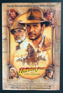 Indiana Jones and the Lost Crusade (1989) - Original One Sheet Movie Poster