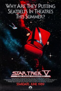 Star Trek 5, The Final Frontier (1989) - Original Advance One Sheet Movie Poster