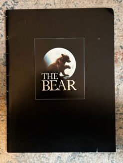 The Bear (1988) - Original Production Program