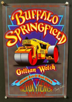 Buffalo Springfield Concert (2011) - Original Concert Poster Autographed by Artist Randy Tuten
