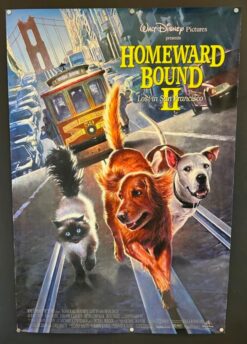 Homeward Bound 2, Lost In San Francisco (1996) - Original One Sheet Movie Poster