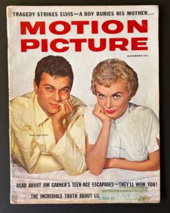 Motion Picture Magazine (1958) - Original Magazine Featuring Janet Leigh and Tony Curtis Cover
