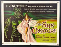 She Creature (1956) - Original Half Sheet Movie Poster
