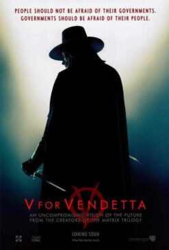 V For Vendetta (2005) - Original Advance One Sheet Movie Poster